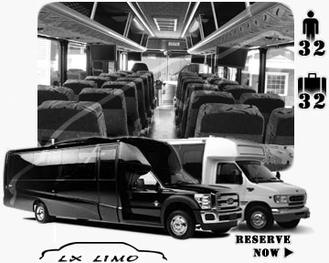 Bus rental 32 passenger